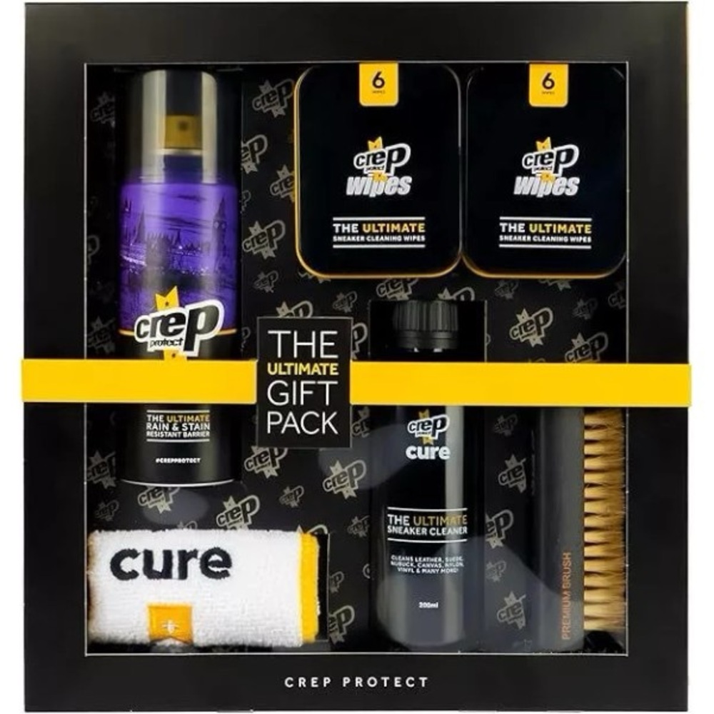 Crep Protect Shoe Care Bundle Gift Pack -Spray- Cleaner- Wipes -Blush Cloth NWT